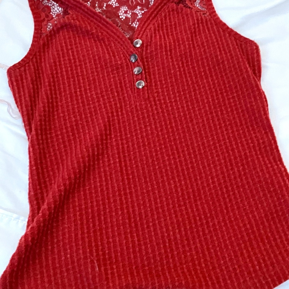 Embroidered Girls Tank Top